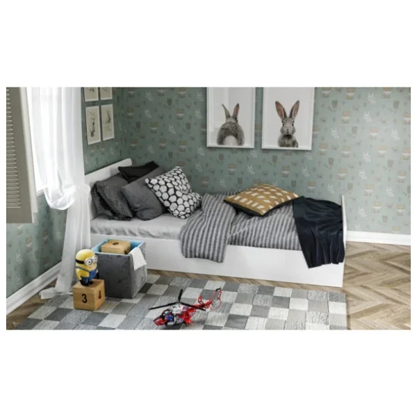 KZNMOB HOME Tek Kişilik Mdf Karyola - 100cm X 200cm - Görsel 3