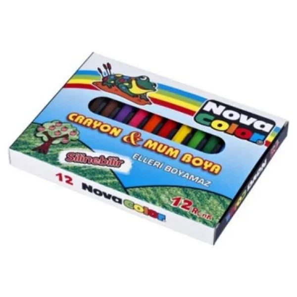Nova Color NC-1112 12'li Kısa Mum Boya - Görsel 4