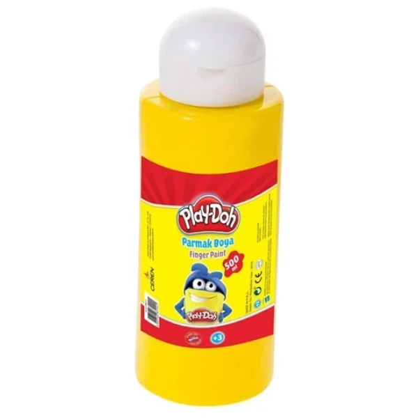 Play-Doh 500 ml Parmak Boyası Sarı - Görsel 4