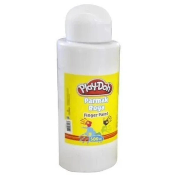 Play-Doh 500 ml Parmak Boyası Beyaz - Görsel 5
