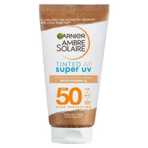 Garnier Ambre Solaire Renkli Koruyucu BB Krem 50 SPF Orta Ton Tüm Cilt Tipleri İçin Nemlendirici - Görsel 3