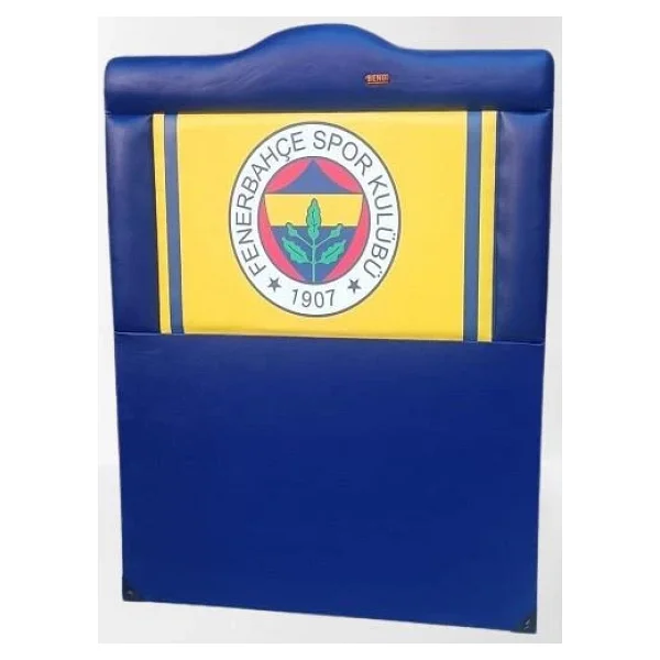 Başlık 90315 DK Tek Kişilik 90 Taraftar FENERBAHÇE Suni Deri Mavi Kumaş El Yapım - Görsel 5