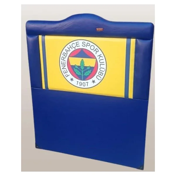 Başlık 90315 DK Tek Kişilik 90 Taraftar FENERBAHÇE Suni Deri Mavi Kumaş El Yapım - Görsel 2