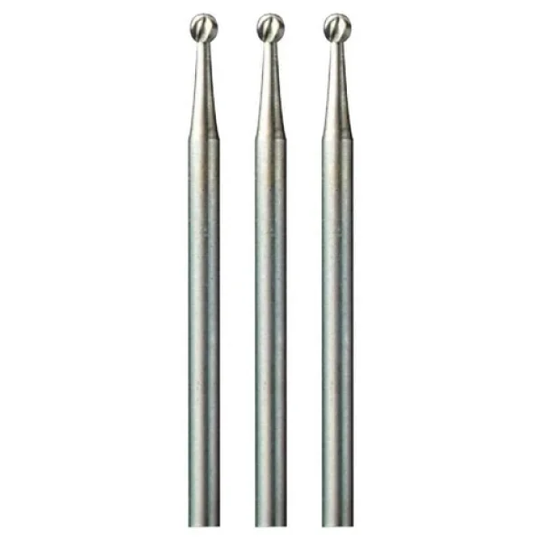 Dremel 107 Gravür (Oyma) Freze 2,4 mm (3'lü Paket) - Görsel 5