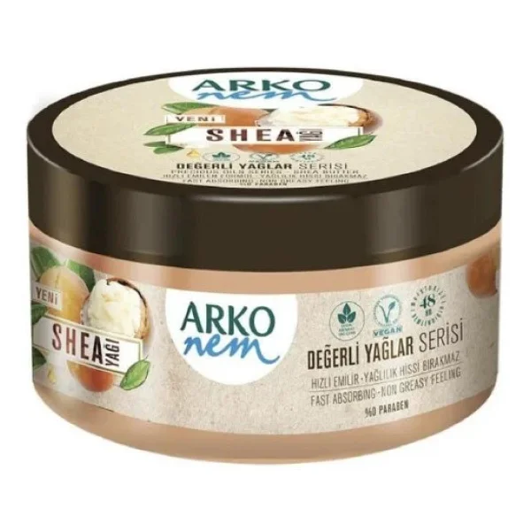 Arko Nem Değerli Yağlar Shea Yağı Özlü 250 ml Nemlendirici Krem - Görsel 4