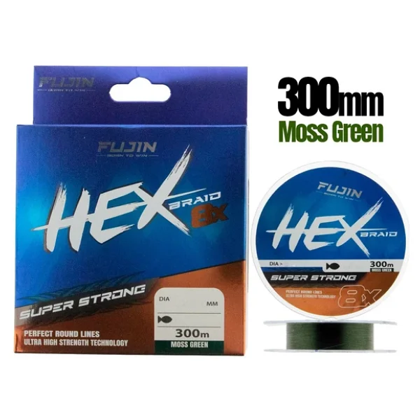 Fujin Hex Braid 8X 300 m 0.14 mm 7 kg İp Misina - Görsel 3