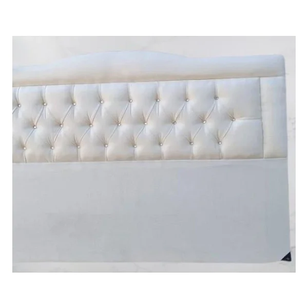 Başlık 90339 DK Çift Kişilik 150'lık Tay Tüyü Krem Kumaş Dolgun Kapitone El Yapım - Görsel 5