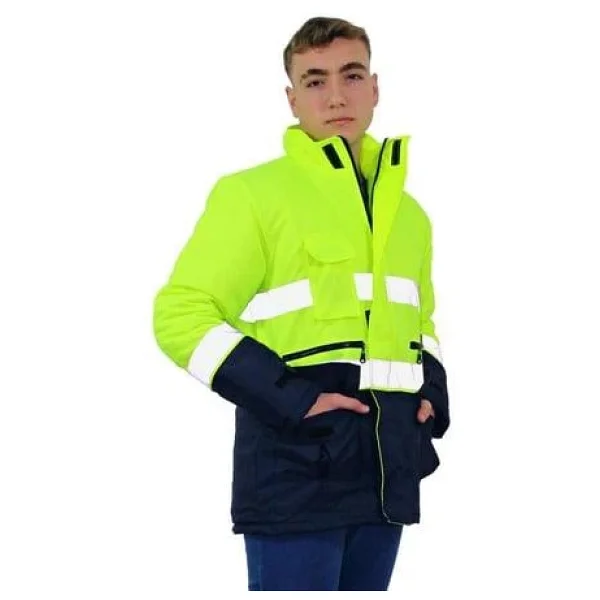 Persmont Ruk13 Fosforlu Yesil Reflektorlu Uzun Kaban 2Xl - Görsel 3