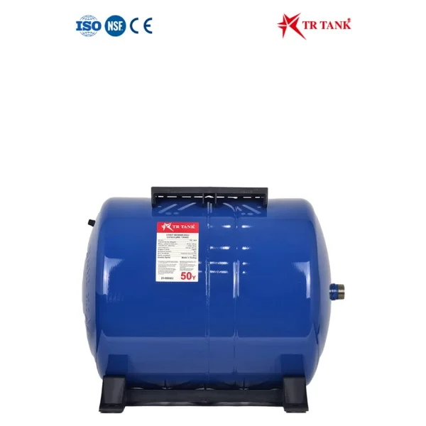 TrTank Profesyonel 50 Litre Yatay Ayaklı NSF Membranlı Hidrofor Genleşme Tankı - Görsel 5