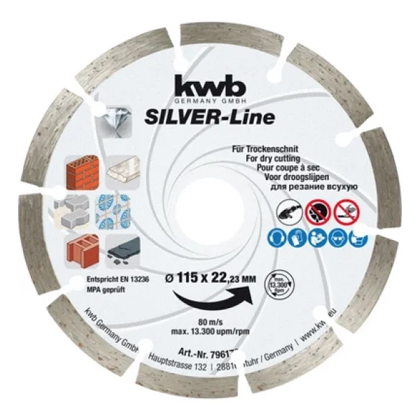 Kwb 49796170 115 mm Elmas Kesici Disk - Görsel 7