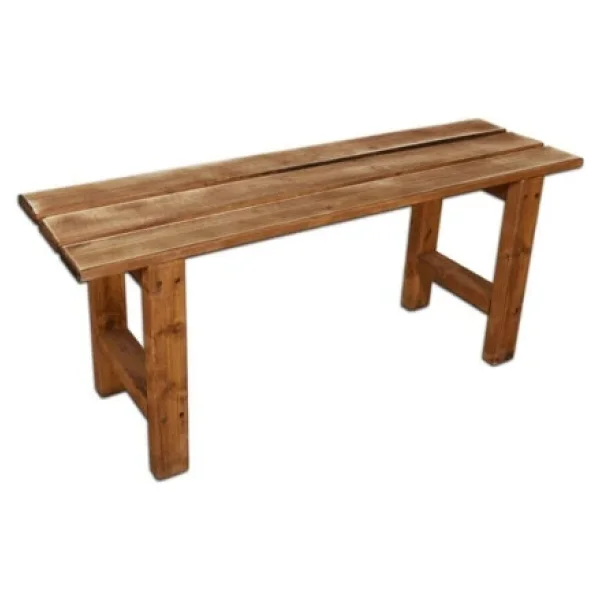Ahsap Bank Bench Sandalye Mutfak Bank Ceviz 100Cm X 30Cm - Görsel 2