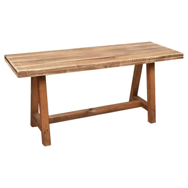 Ahsap Bank Bench 100 Cm Sandalye Mutfak Bank - Görsel 3