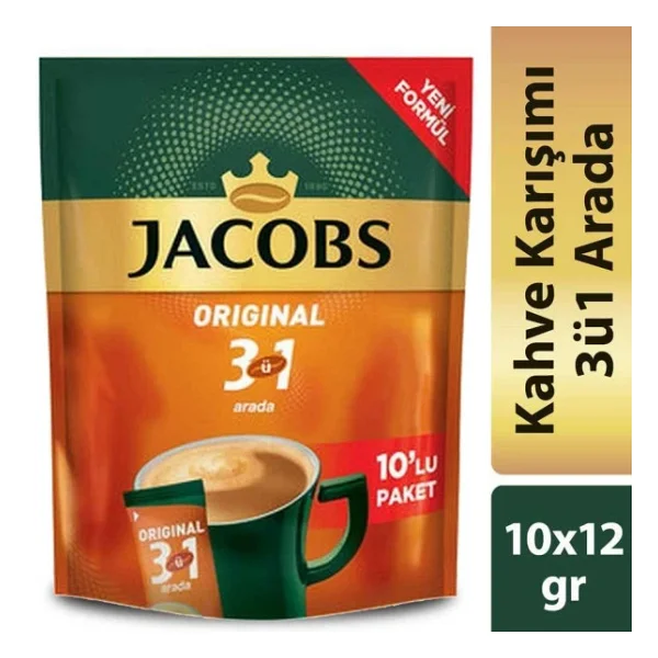 Jacobs 3'ü 1 Arada Kahve 10x16 gr - Görsel 3