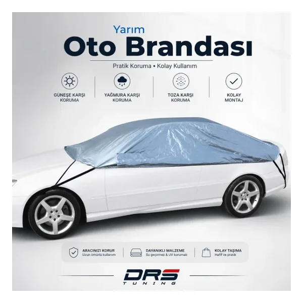 Audi A3 Uyumlu Cabrio Yarım Model Oto Brandası - Tüm Araçlara Uyumlu Parça - Görsel 2