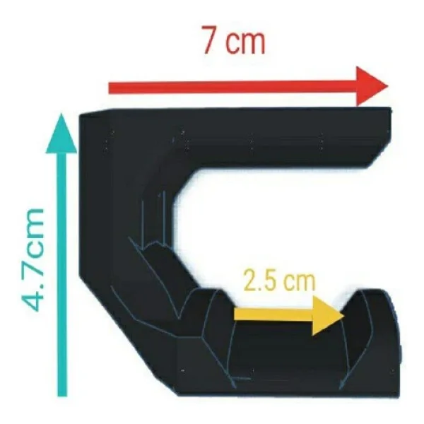 Masaya Takılan Oyuncu Kulaklık Standı Gamer Headset Stand Kulaklık Tutucu Askısı - Görsel 7
