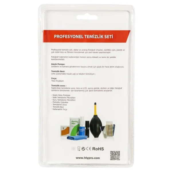 Hlypro 7in1 Lens Temizlik Seti Cleaning Kit - Görsel 3