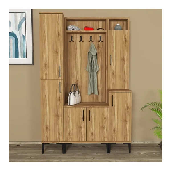 Kalender Dekor Rose-1-2-3 Portmanto Vestiyer Ayakkabılık - Görsel 2