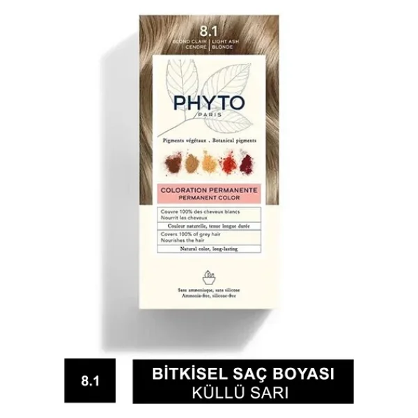 Phyto Color Kit 8.1 Küllü Sarı Saç Boyası - Görsel 5
