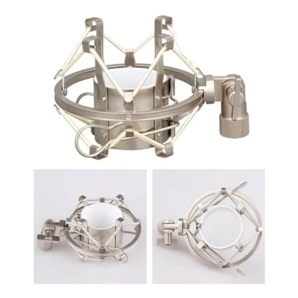 Lastvoice SHM-02 PRO Stüdyo Mikrofon Gri Shock Mount ( Metal ) - Görsel 2