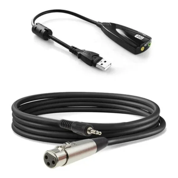 Lastvoice Cable-3EX Mikrofon Kablosu XLR + 3.5 mm Jack (BM800 Kablosu) - Görsel 6