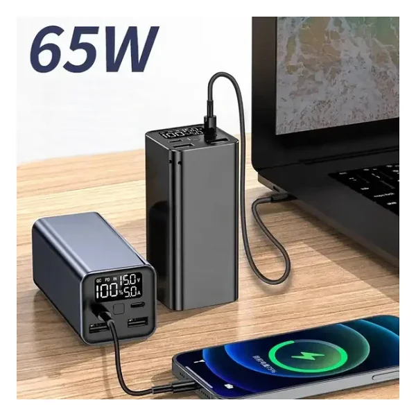 Tonex PD-65W 20000 mAh Hızlı Şarj Powerbank - Görsel 7
