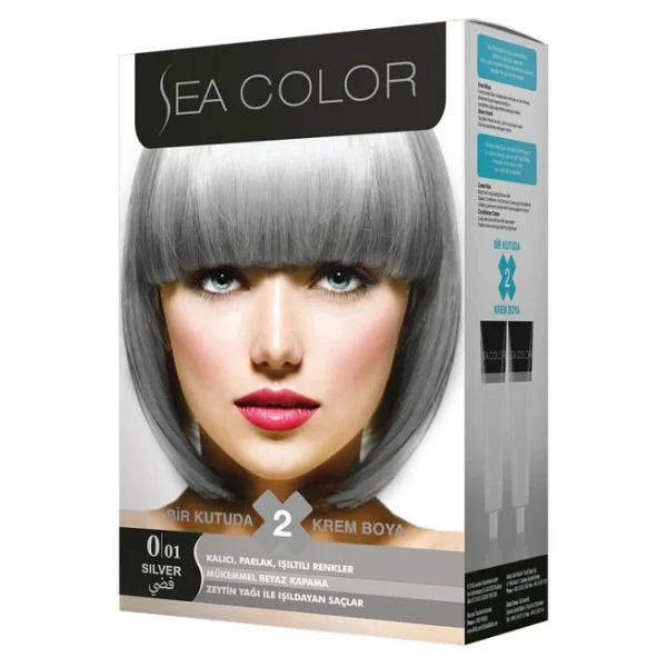 Sea Color 0.01 Füme Gri Saç Boyası - Görsel 7