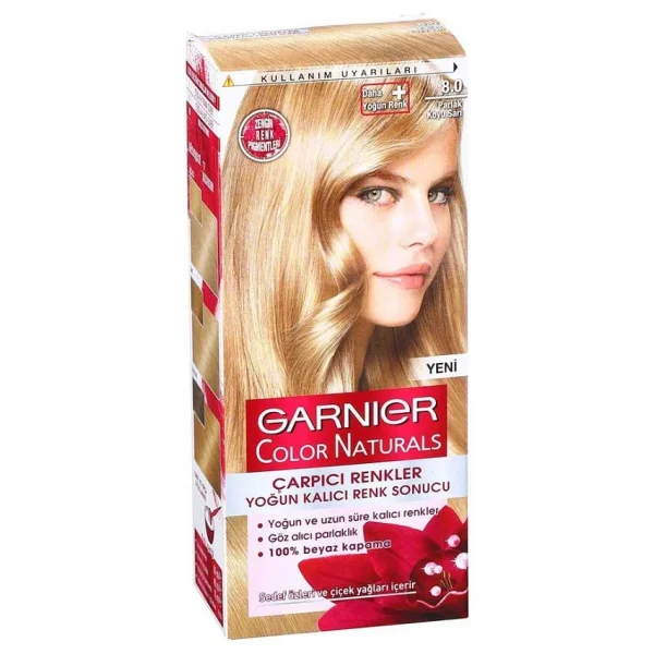 Garnier Çarpıcı Renkler 8.0 Parlak Koyu Sarı Saç Boyası - Görsel 5