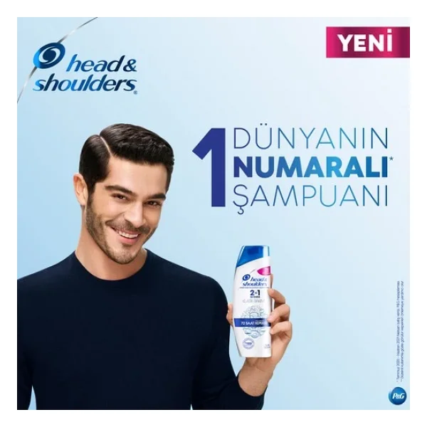 Head & Shoulders Limon Ferahlığı 2'si 1 Arada 350 ml 2 Adet Kepek Şampuanı - Görsel 3