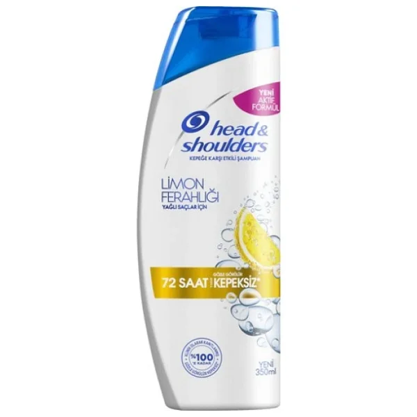 Head & Shoulders Limon Ferahlığı 350 ml Kepek Şampuanı - Görsel 2