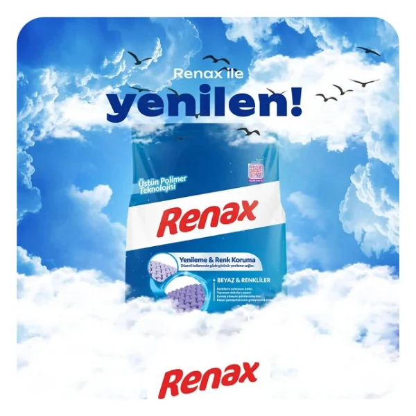 Renax Beyazlar ve Renkliler için 8 kg Toz Deterjan - Görsel 7