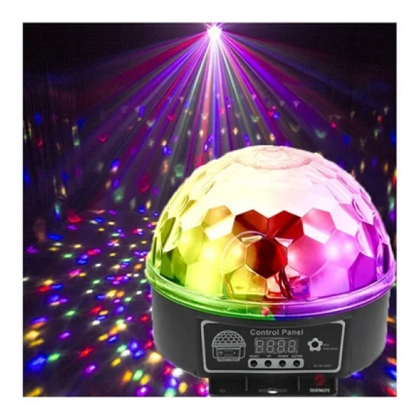 Quenlite QX-61 RGBW DMX512 Sahne Küre Led Işık Sistemi 6x1 W Disko Işığı - Görsel 2