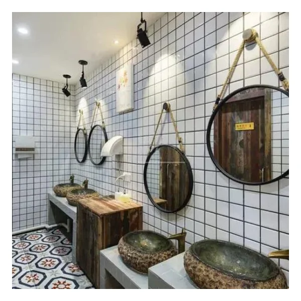 Renkli Duvarlar 60x30cm Parlak Siyah Çizgili Beyaz Kare Yapışkanlı Karavan Prefabrik Banyo Wc Duvar Kaplama Paneli - Görsel 3