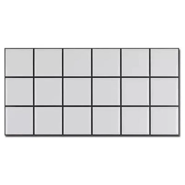 Renkli Duvarlar 60x30cm Parlak Siyah Çizgili Beyaz Kare Yapışkanlı Karavan Prefabrik Banyo Wc Duvar Kaplama Paneli - Görsel 4