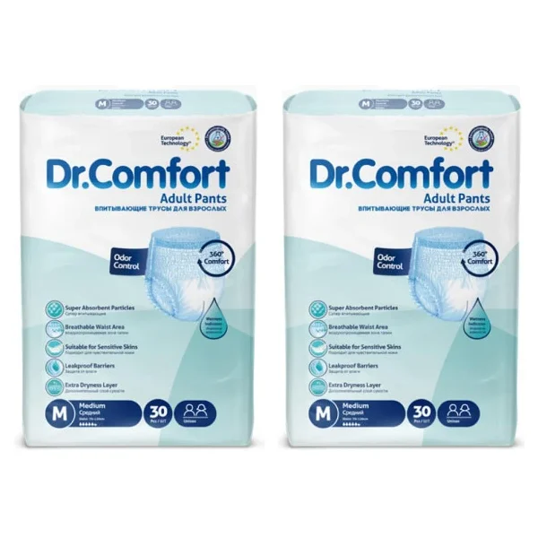 Dr.Comfort Emici Külot Orta Boy M 30'lu 2 Adet Hasta Bezi - Görsel 4