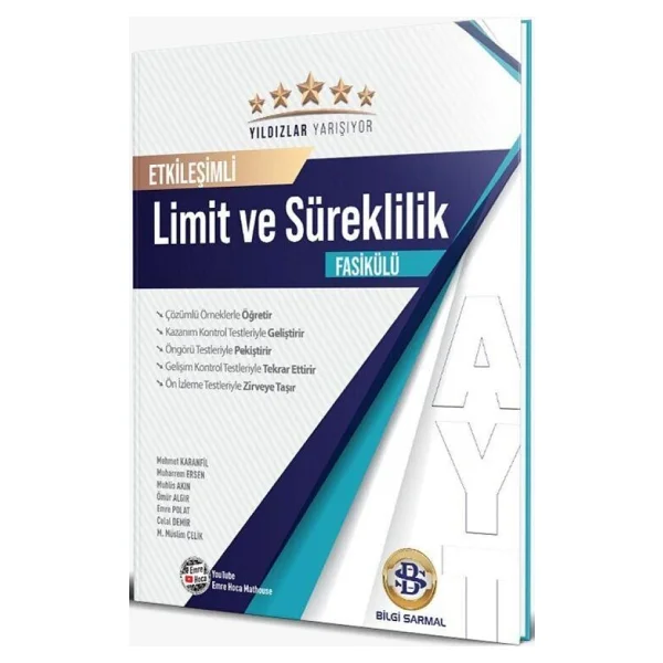 Bilgi Sarmal Yayınları AYT Limit ve Süreklilik Yıldızlar Yarışıyor Etkileşimli Fasikülü - Görsel 4