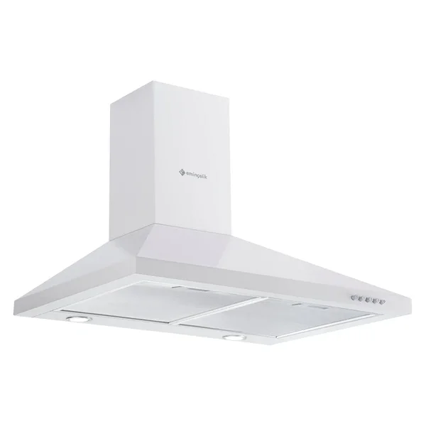 Eminçelik EC-CH 1420 W60 Duvar Tipi Piramit Beyaz Davlumbaz - Görsel 8