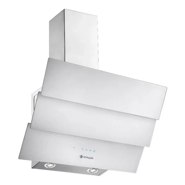 Eminçelik CH 1455 RC W60 Beyaz Cam Duvar Tipi Davlumbaz - Görsel 6