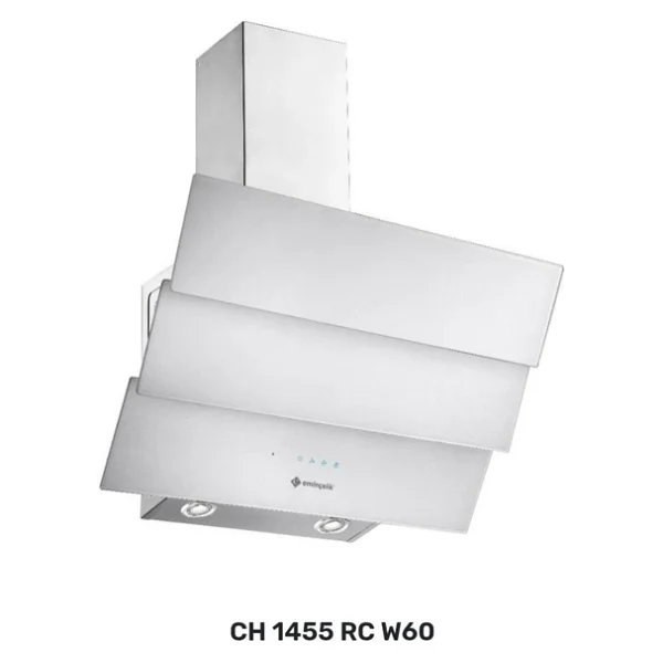 Eminçelik CH 1455 RC W60 Beyaz Cam Duvar Tipi Davlumbaz - Görsel 8