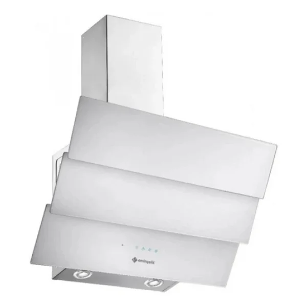 Eminçelik CH 1455 RC W60 Beyaz Cam Duvar Tipi Davlumbaz - Görsel 5