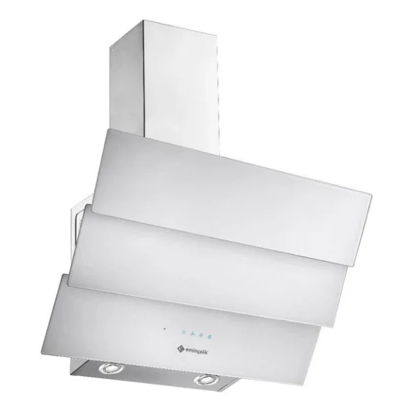 Eminçelik CH 1455 RC W60 Beyaz Cam Duvar Tipi Davlumbaz - Görsel 4