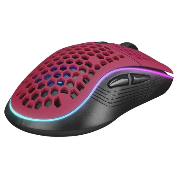 Rampage Gentle SMX-R85 Kırmızı RGB Makrolu Optik Kablolu Oyuncu Mouse - Görsel 5