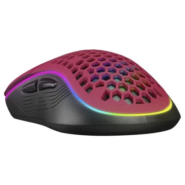 Rampage Gentle SMX-R85 Kırmızı RGB Makrolu Optik Kablolu Oyuncu Mouse - Görsel 6