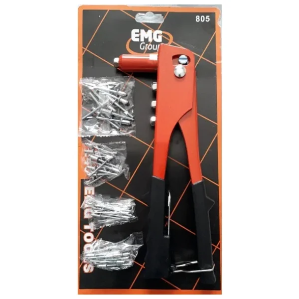4 Başlı Perçin Makinesi Perçin Aleti Ve Perçin Çivileri 0.45 CM - Görsel 6