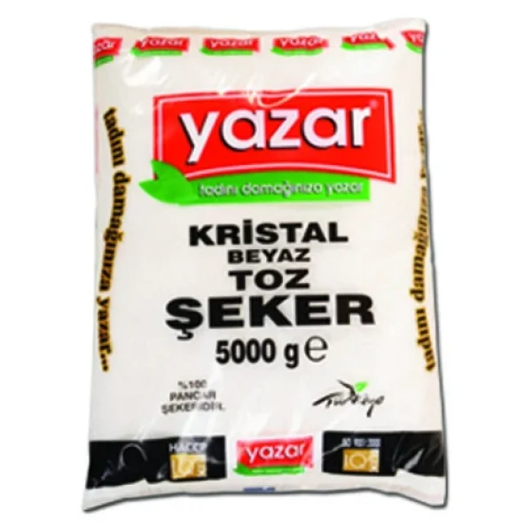 Yazar Kristal Toz Şeker 5 kg - Görsel 3
