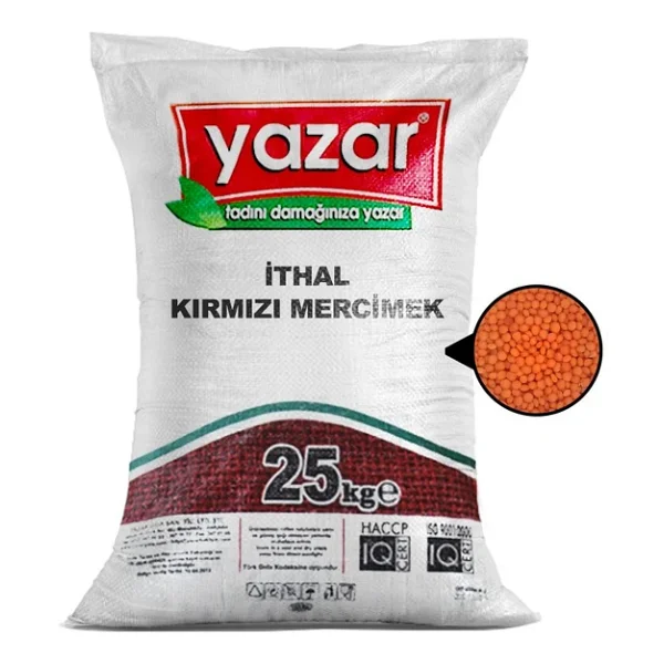 Yazar İthal 25 kg Kırmızı Mercimek - Görsel 3