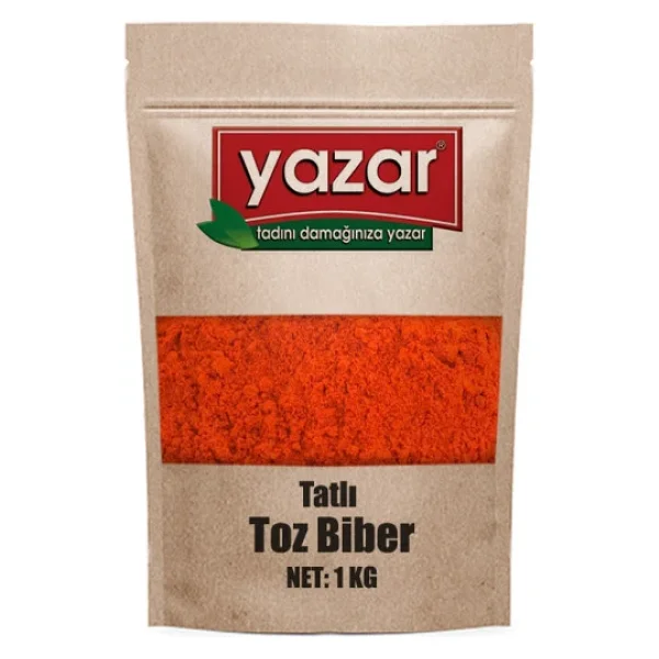 Yazar Baharat Tatlı Toz Biber 1 kg - Görsel 3