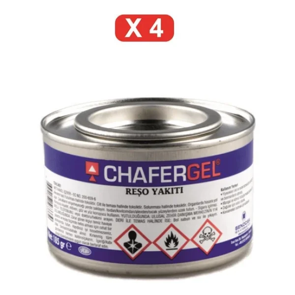 CHAFERGEL Reşo Yakıtı 185 gr X 4 Adet - Görsel 2