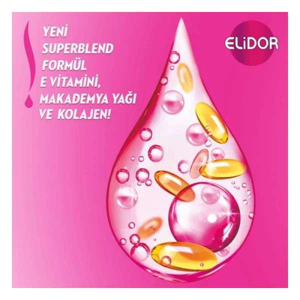 Elidor Superblend Güçlü & Parlak 200 ml Sıvı Saç Kremi - Görsel 8