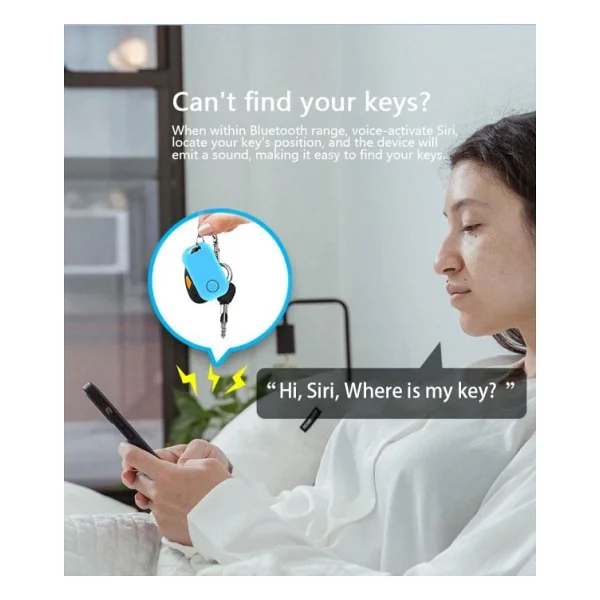 Smart Locator Bluetooth Takip Cihazı Smart Tracker Beyaz APPLE MFI ONAYLI Smart Tag - Görsel 9