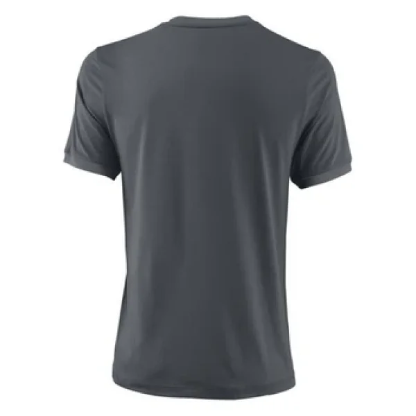 Wilson UWII Henley DK Gri Erkek Tenis T-Shirt wra762906 Gri S - Görsel 2